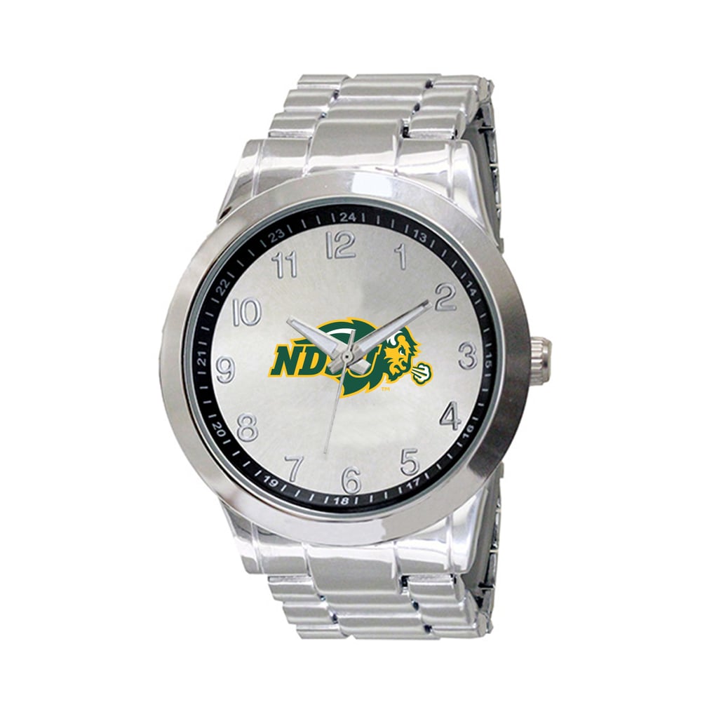  NDSU Bison Integris Stainless Steel Watch - Silver