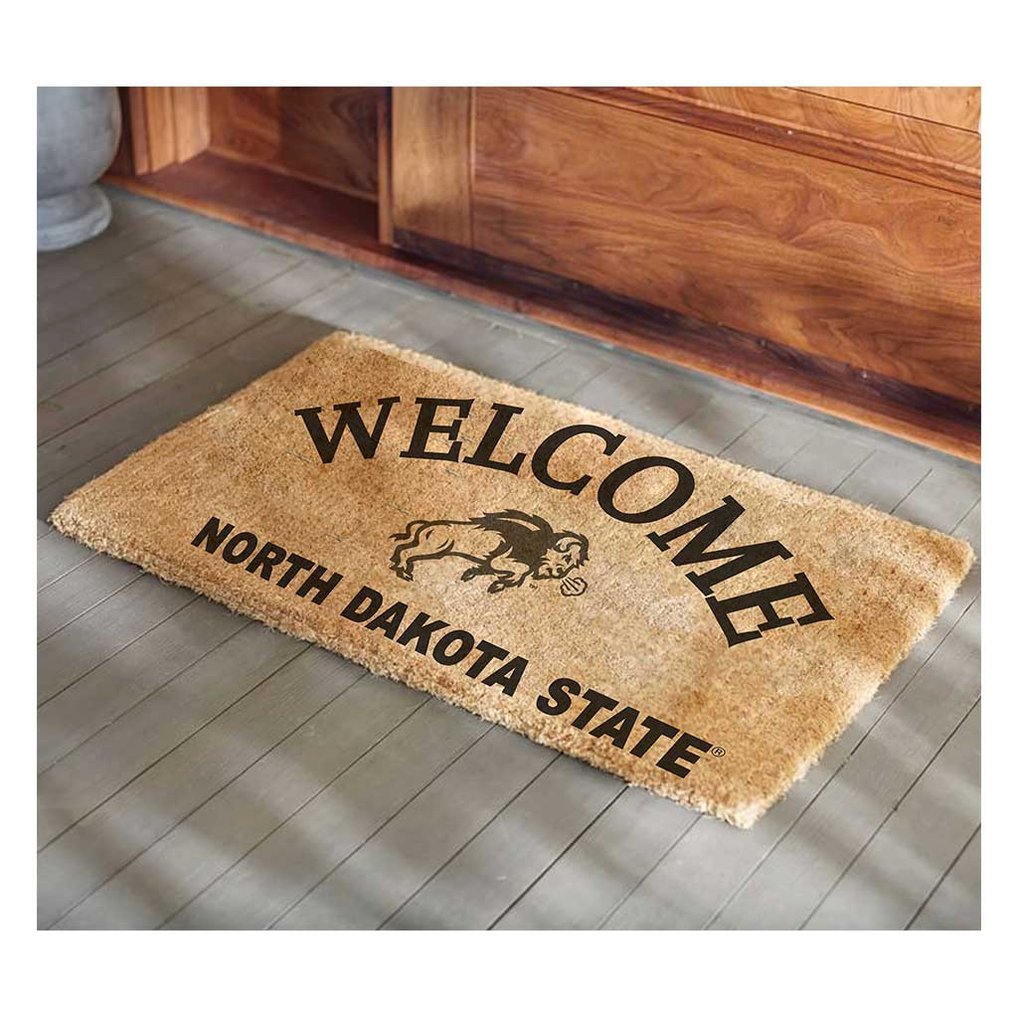 NDSU Bison 18" x 34" Welcome Coir Doomat