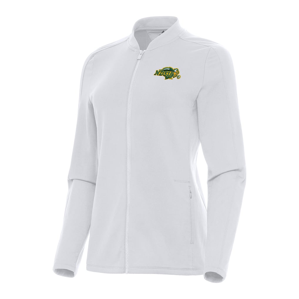 NDSU Bison Antigua Women's Continual Full-Zip Jacket - White