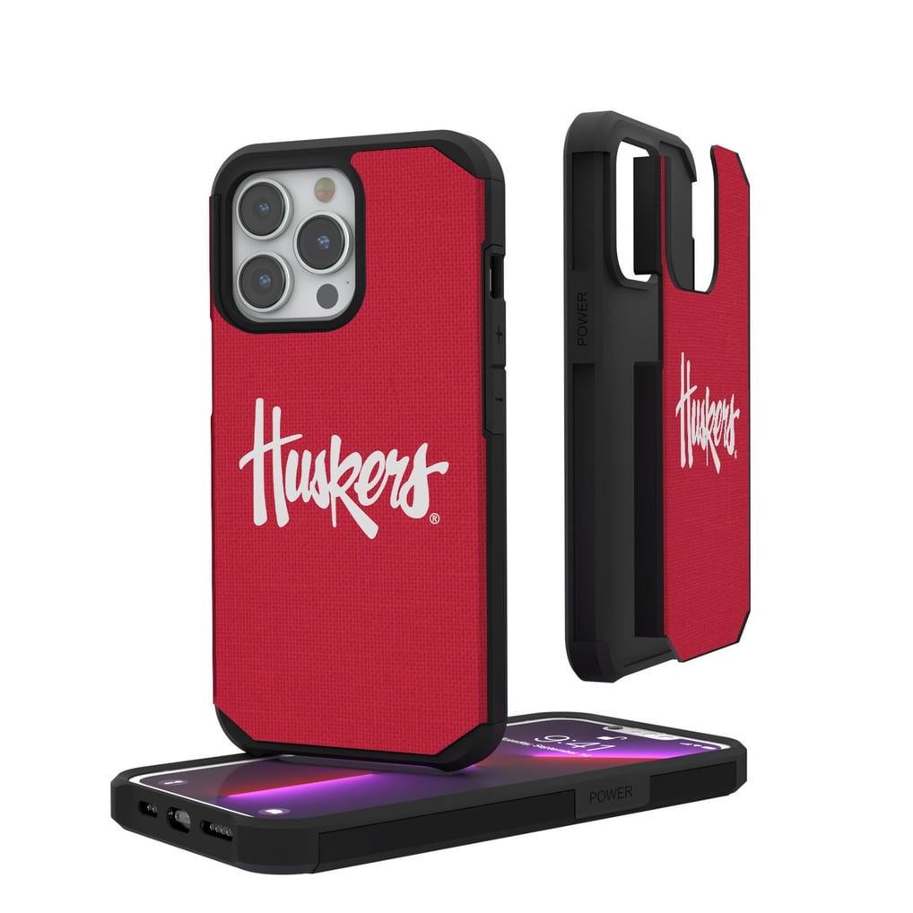 Nebraska Huskers Keyscaper iPhone Solid Design Rugged Case