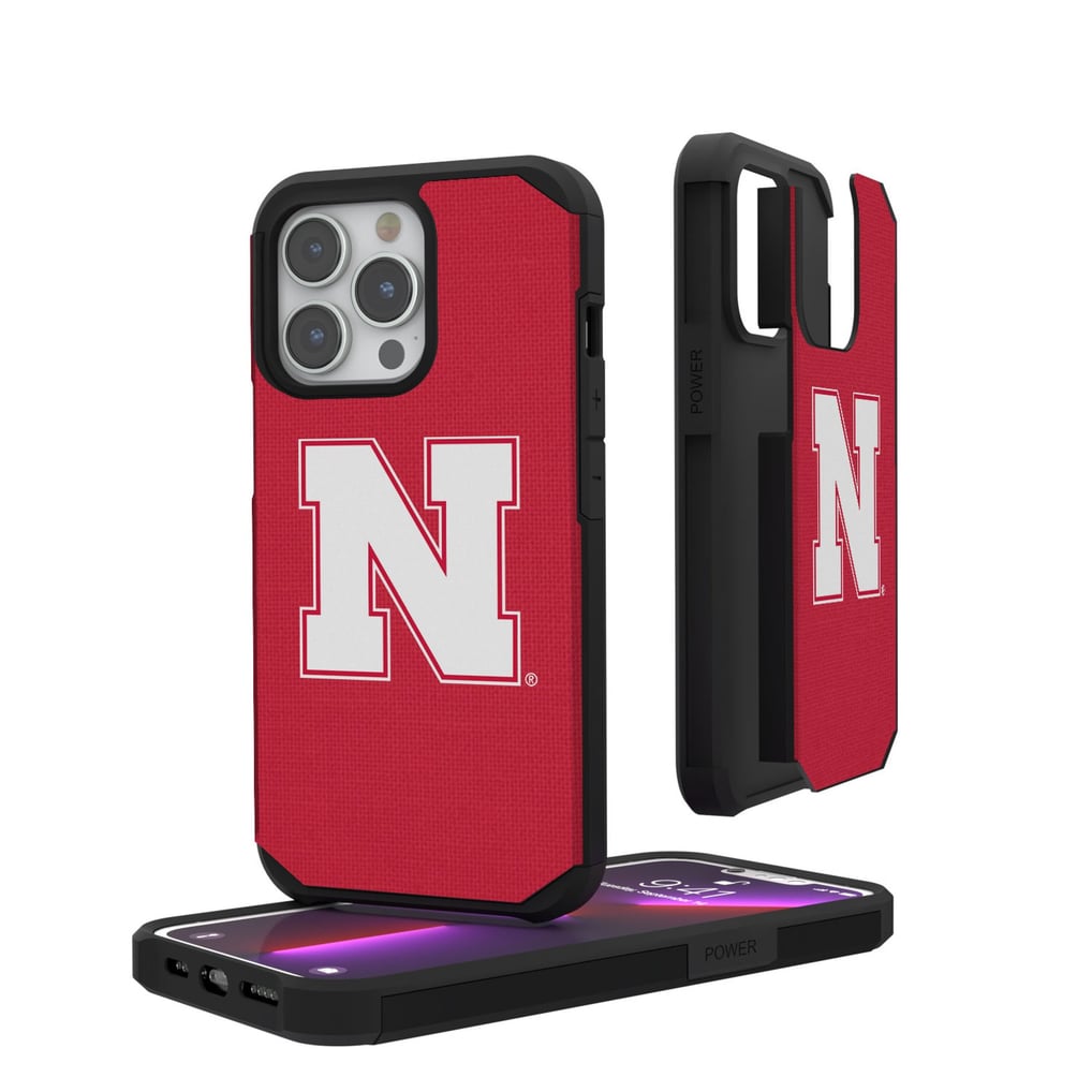 Nebraska Huskers Keyscaper iPhone Solid Design Rugged Case