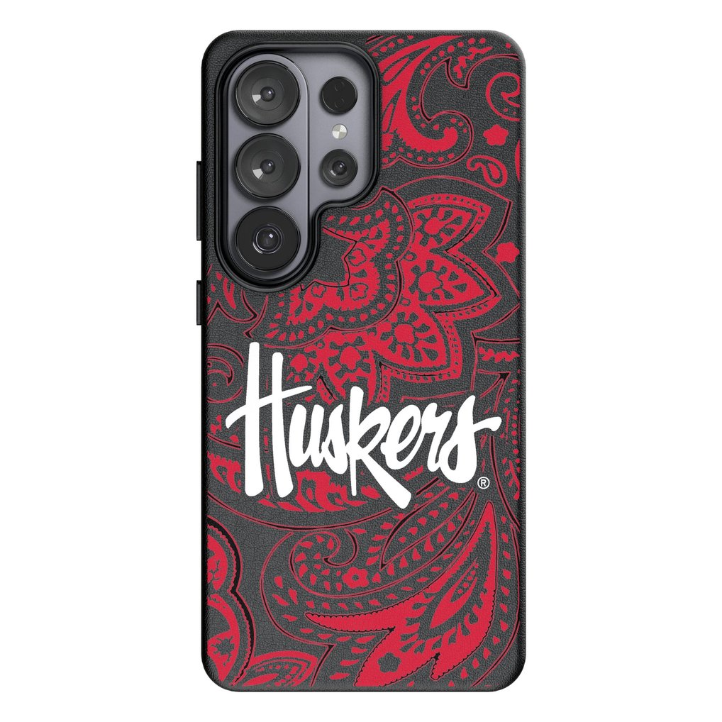Nebraska Huskers Keyscaper Paisley Galaxy Magnetic Bump Case