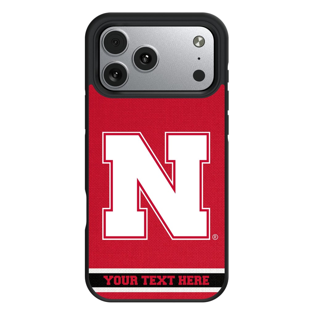 Nebraska Huskers Keyscaper Personalized Bump Case with 8.2ft Drop Protection