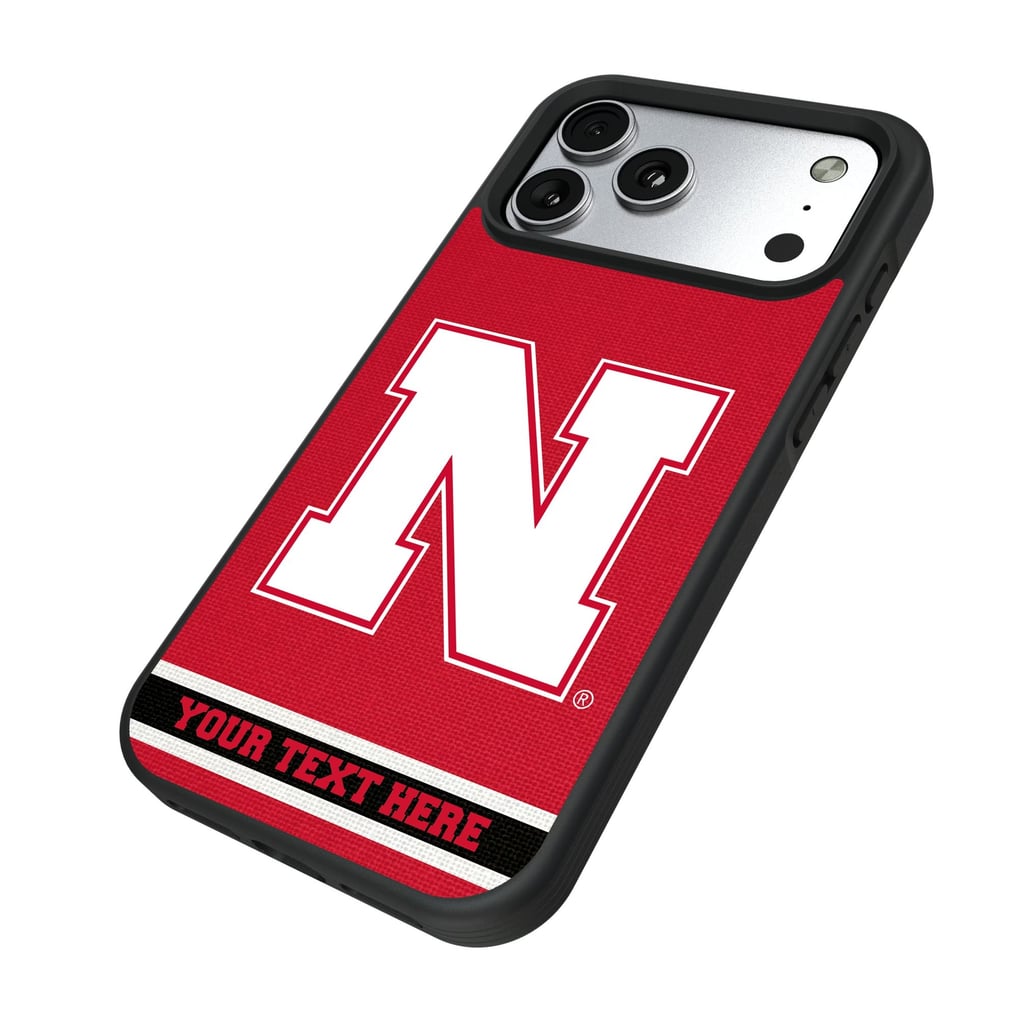 Nebraska Huskers Keyscaper Personalized Bump Case with 8.2ft Drop Protection