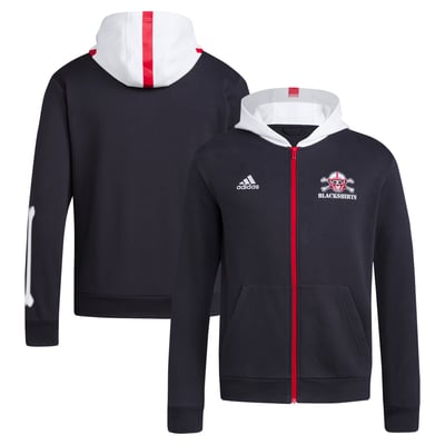 Nebraska Huskers adidas Blackshirts Full-Zip Hoodie - Black