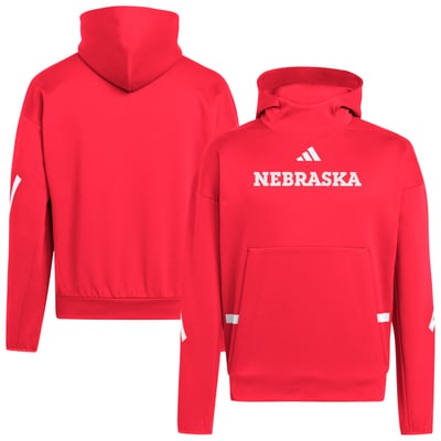 Nebraska Huskers adidas Z.N.E. Pullover Hoodie - Scarlet
