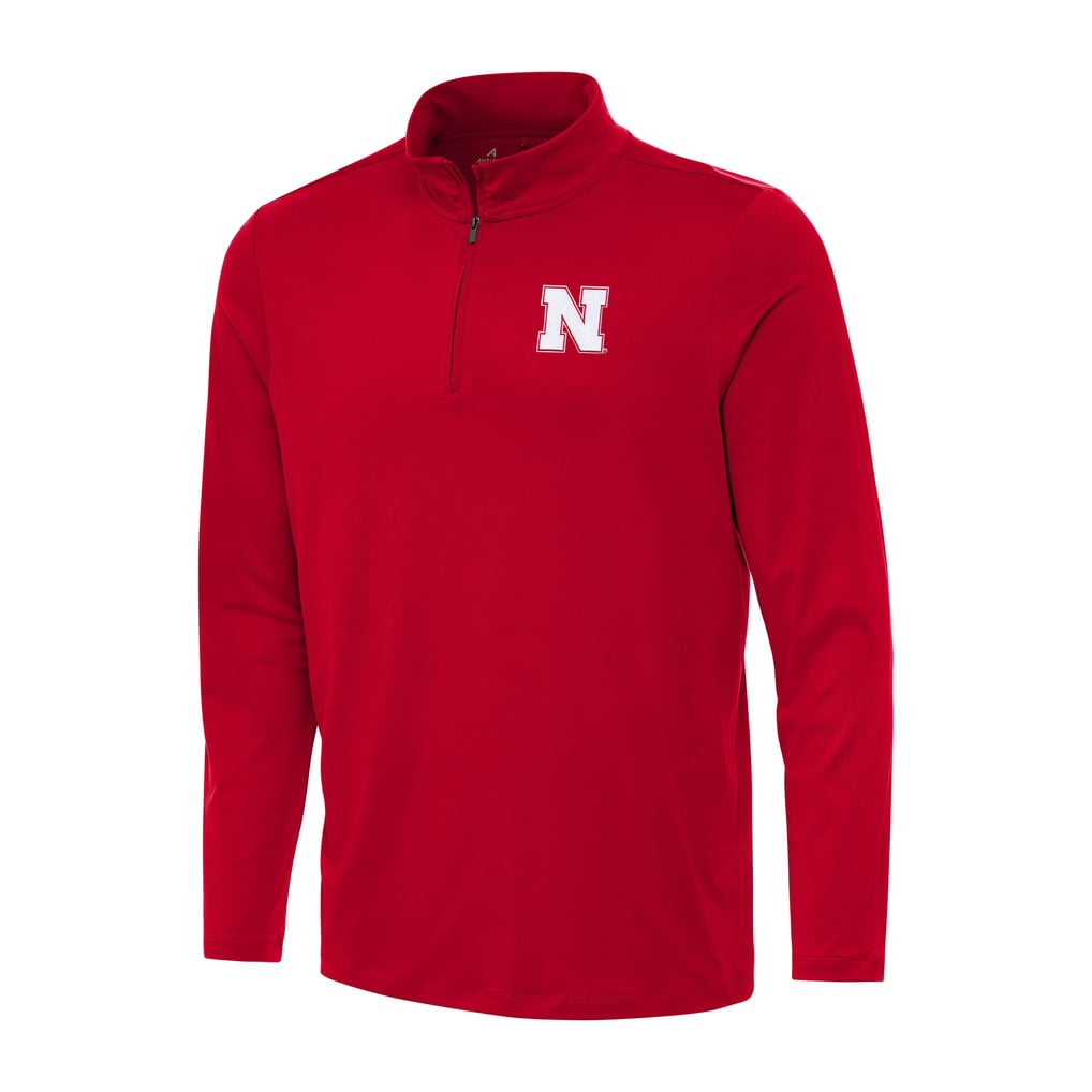 Nebraska Huskers Antigua Reprocess Quarter-Zip Top - Red