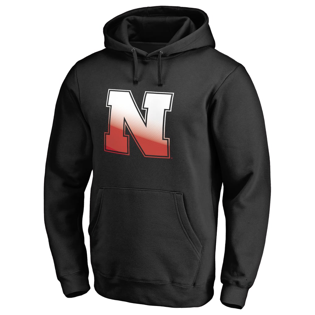 Nebraska Huskers Gradient Logo Pullover Hoodie - Black