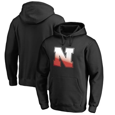 Nebraska Huskers Gradient Logo Pullover Hoodie - Black