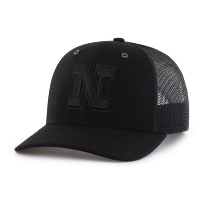 Nebraska Huskers Carhartt x '47 Trucker Adjustable Hat - Black