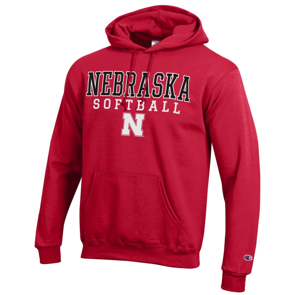Nebraska Huskers Champion Softball Stack Pullover Hoodie - Scarlet