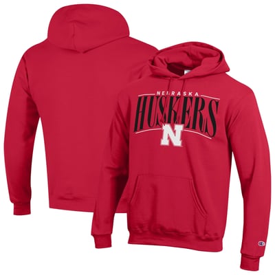  Nebraska Huskers Champion Team Pride Powerblend Hoodie - Scarlet