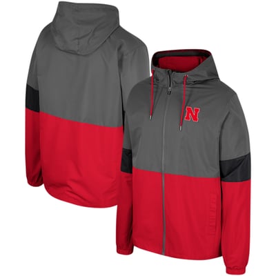 Nebraska Huskers Colosseum Miles Full-Zip Jacket - Charcoal