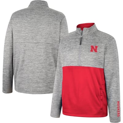 Nebraska Huskers Colosseum John Half-Zip Jacket - Gray
