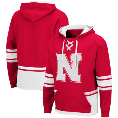 Nebraska Huskers Colosseum Lace Up 3.0 Pullover Hoodie - Scarlet