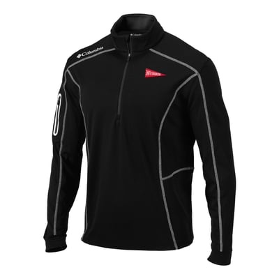 Nebraska Huskers Columbia Vault Omni-Wick Shotgun Quarter-Zip Pullover - Black