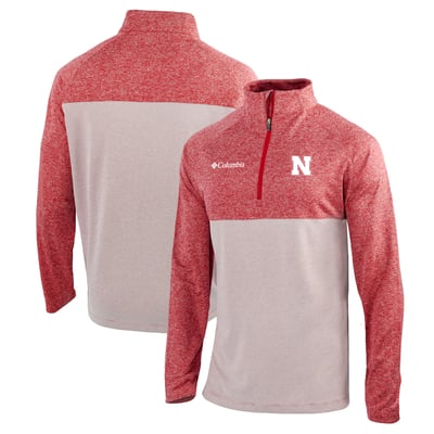 Nebraska Huskers Columbia Omni-Wick Rockin' It Quarter-Zip Pullover Jacket - Red