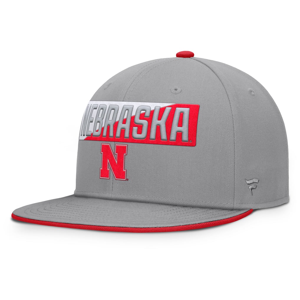 Nebraska Huskers Fanatics Duo Snapback Hat - Gray