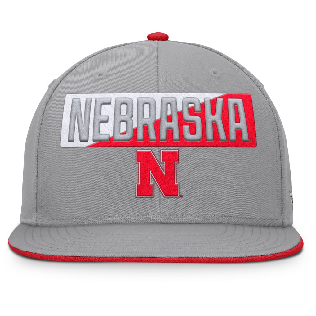 Nebraska Huskers Fanatics Duo Snapback Hat - Gray