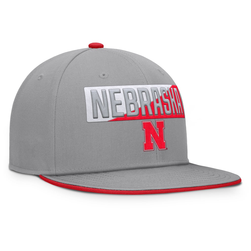 Nebraska Huskers Fanatics Duo Snapback Hat - Gray