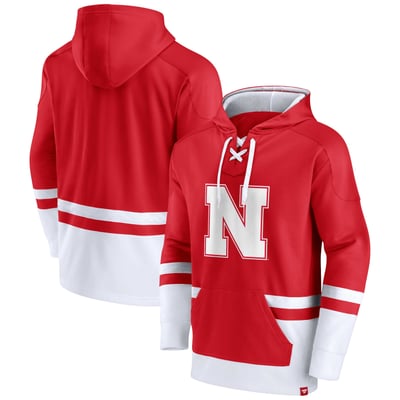 Nebraska Huskers Fanatics First Battle Pullover Hoodie - Scarlet