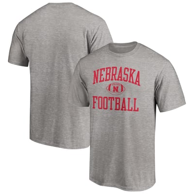  Nebraska Huskers First Sprint T-Shirt - Heather Gray