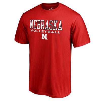 Nebraska Huskers Team Unity Volleyball T-Shirt - Red
