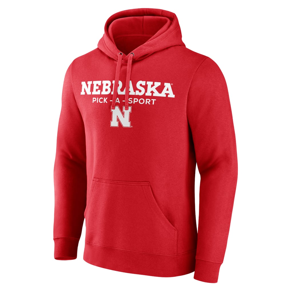 Nebraska Huskers Authentic Pick-A-Sport Pullover Hoodie - Scarlet