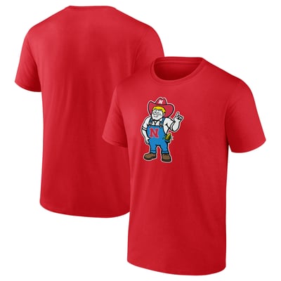  Nebraska Huskers Herbie Mark Mascot T-Shirt - Scarlet