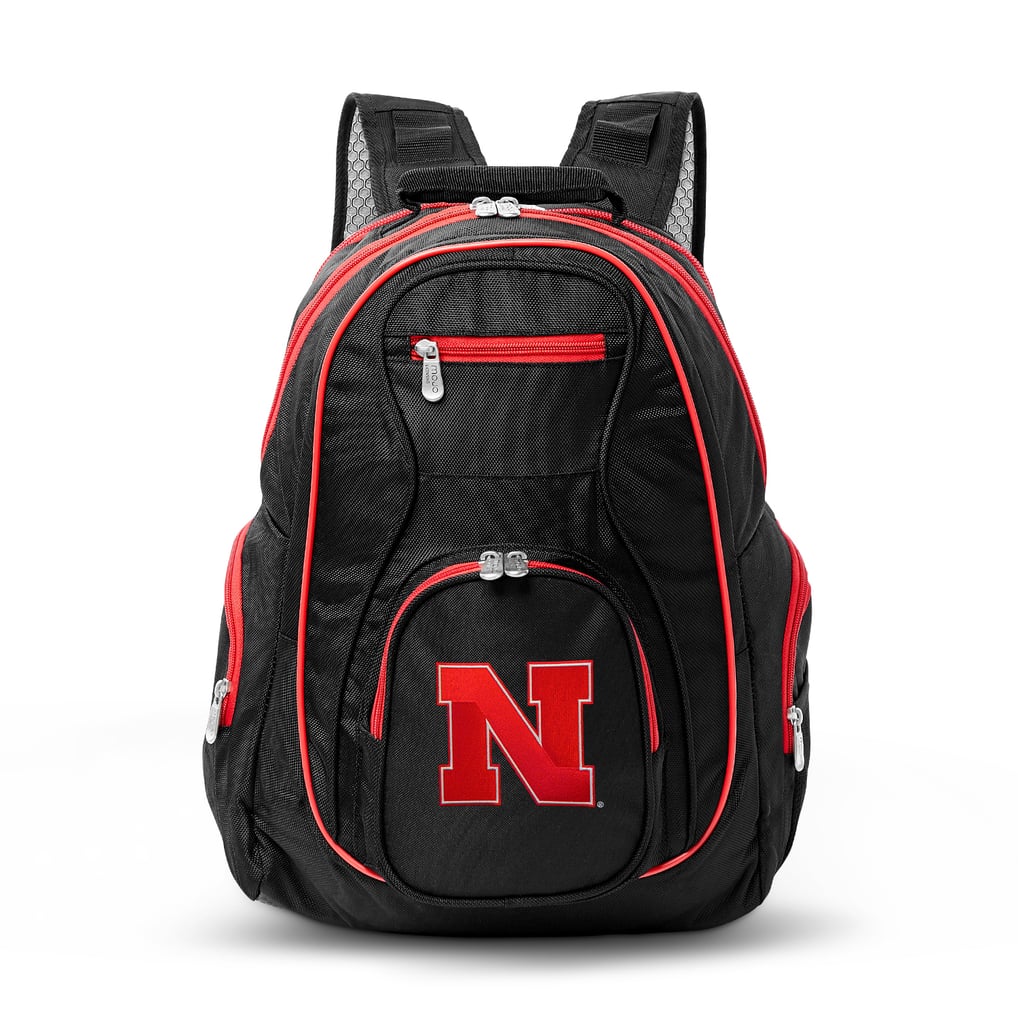 Nebraska Huskers MOJO Trim Color Laptop Backpack - Black