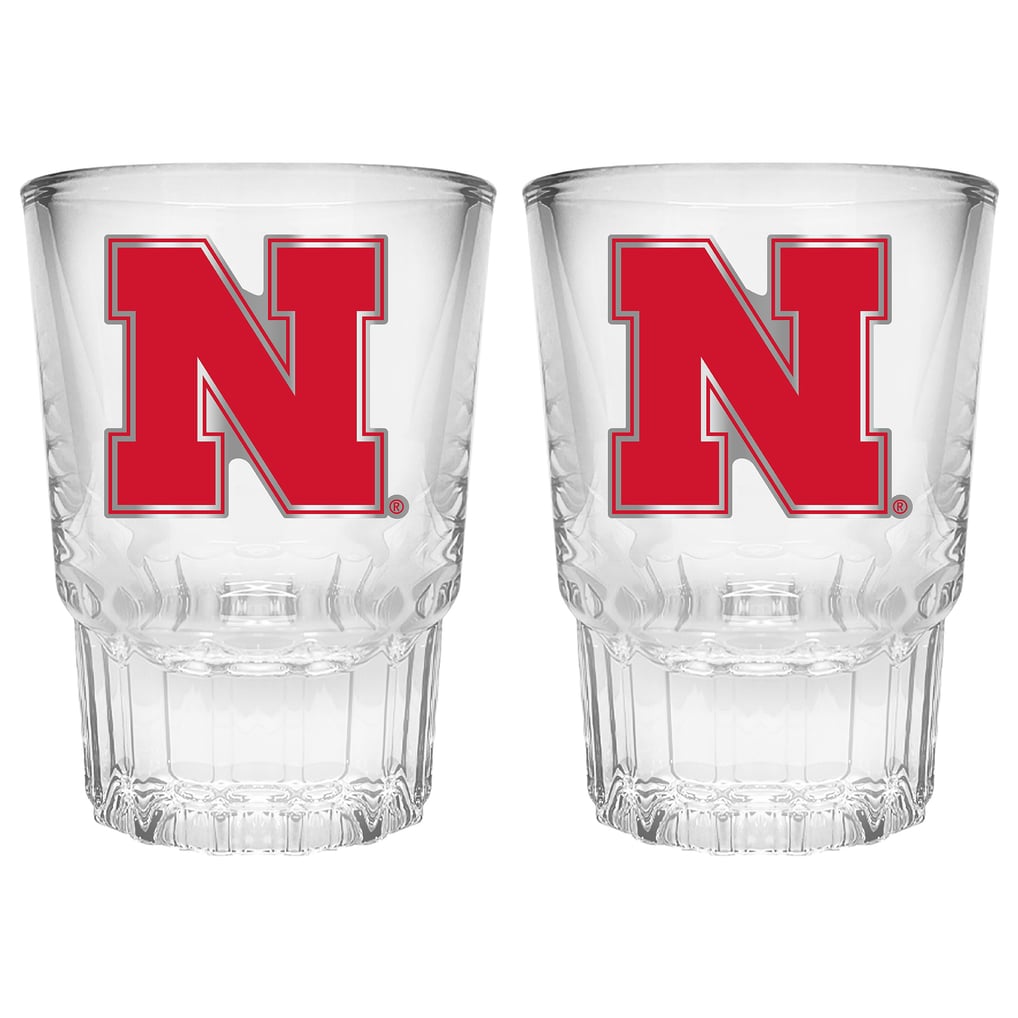 Nebraska Huskers 2-Piece Prism Shot Glass Set
