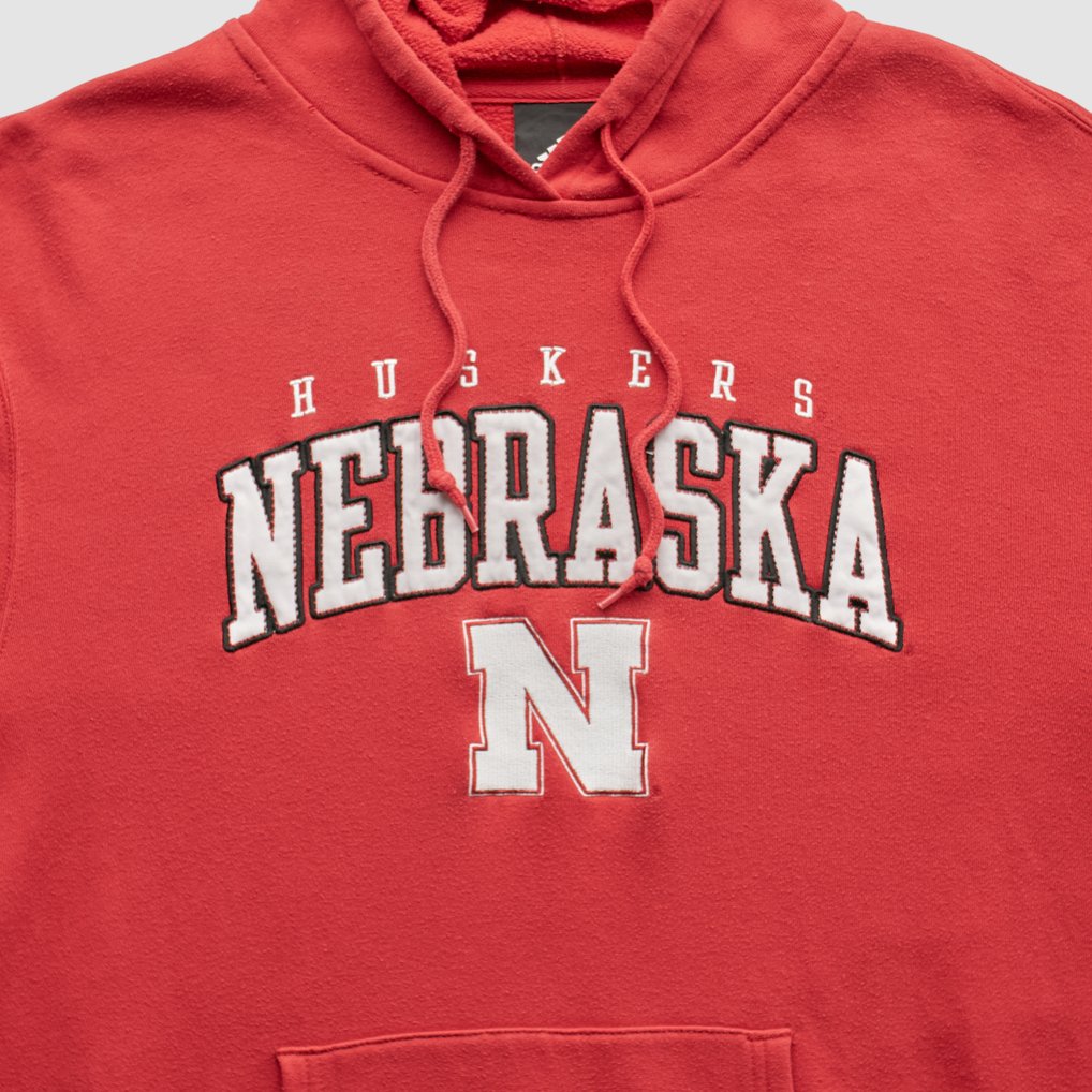 Nebraska Huskers Adidas 2000s Pullover Sweatshirt - Red - M by Fanatics Real Vintage