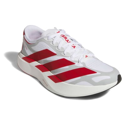 Nebraska Huskers adidas Unisex Adizero EVO SL EXO Sneakers - White