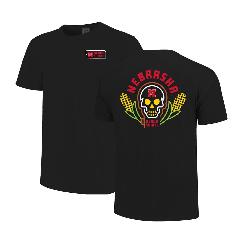  Nebraska Huskers Image One Unisex Hyper Local Black Shirts Corn T-Shirt - Black