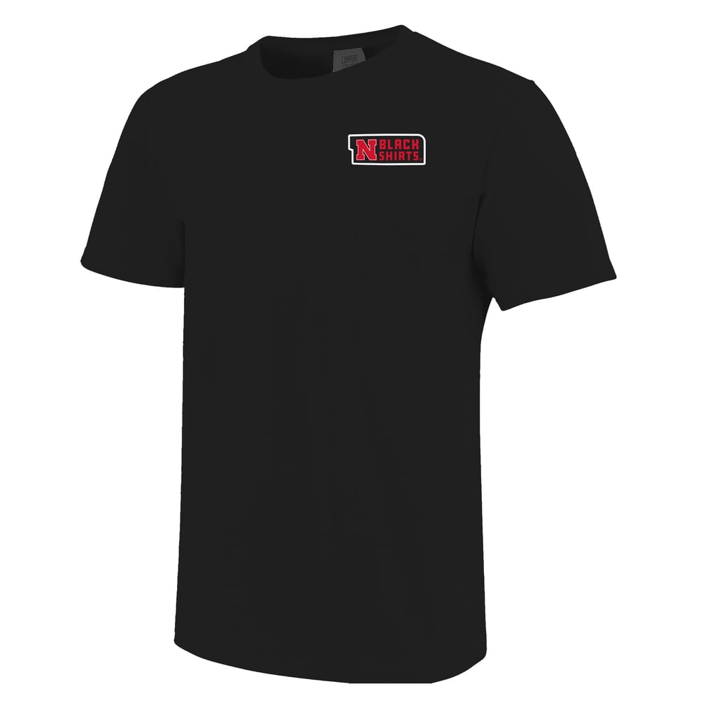 Nebraska Huskers Image One Unisex Hyper Local Black Shirts Corn T-Shirt - Black