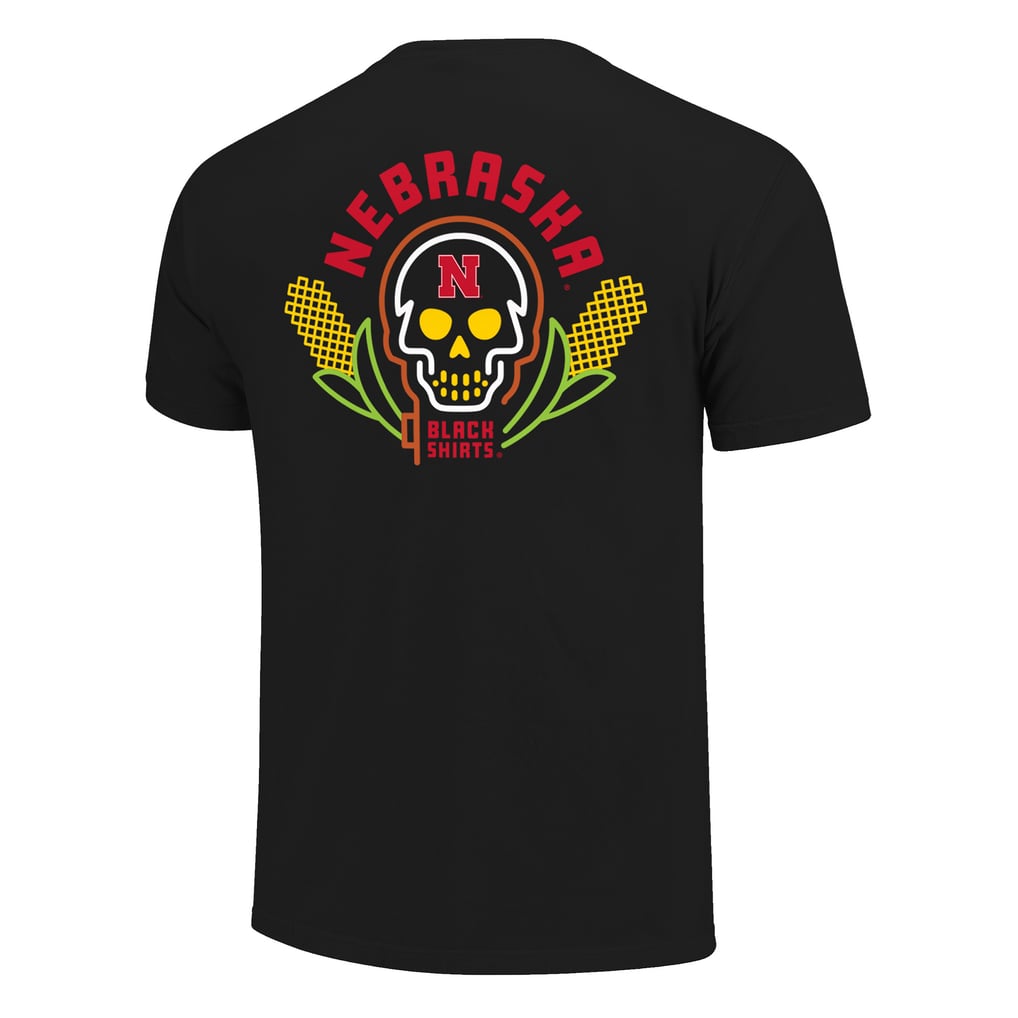  Nebraska Huskers Image One Unisex Hyper Local Black Shirts Corn T-Shirt - Black