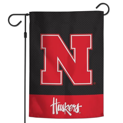 Nebraska Huskers WinCraft 12" x 18" Applique Garden Flag