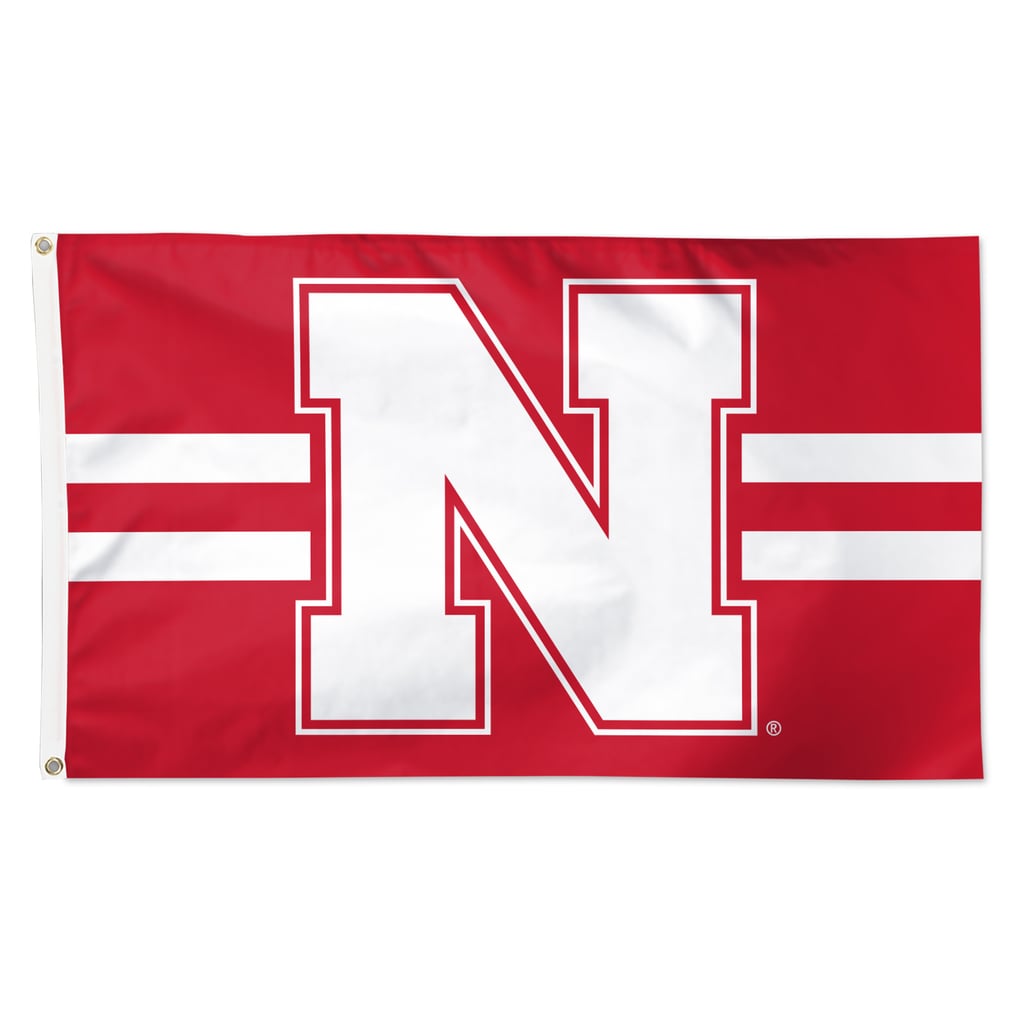 Nebraska Huskers WinCraft 3' x 5' Horizontal Stripe Deluxe Single-Sided Flag