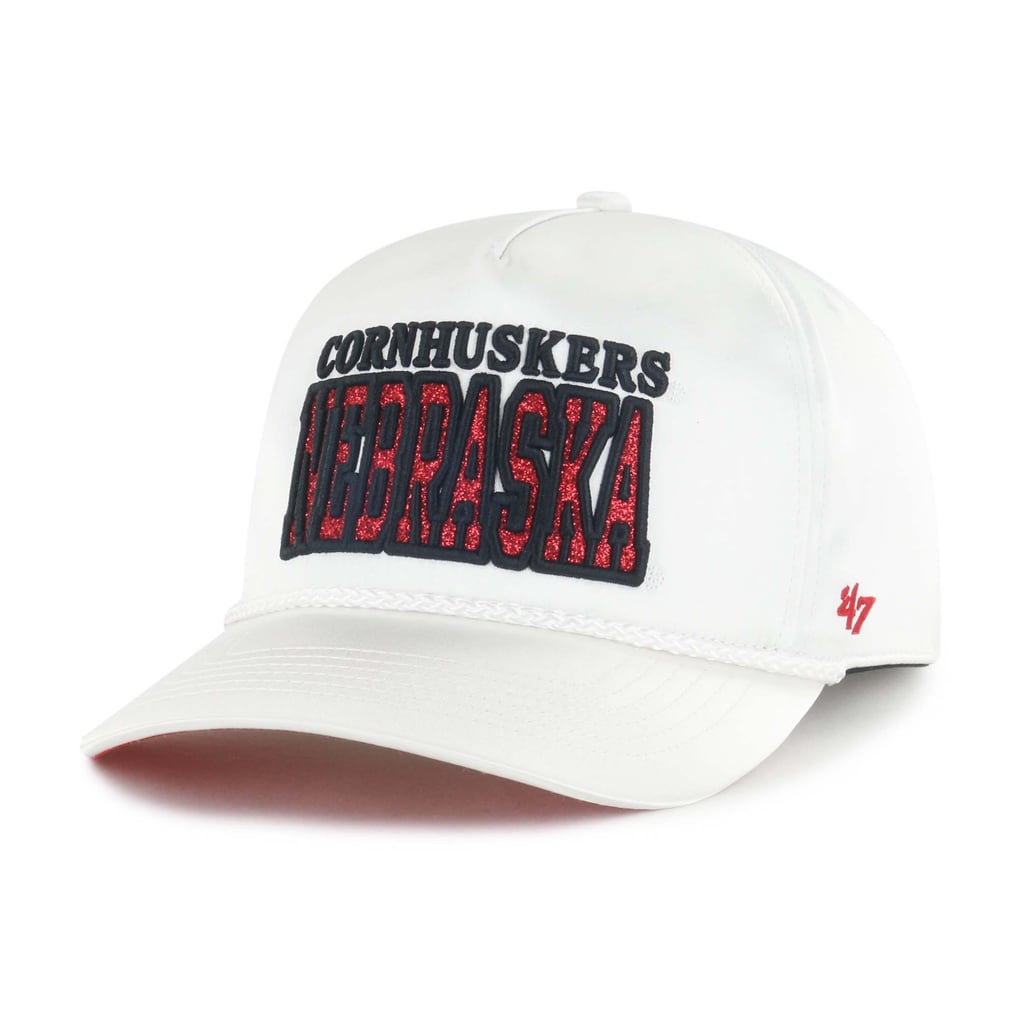 Nebraska Huskers '47 Women's Outspoken Hitch Adjustable Hat - White