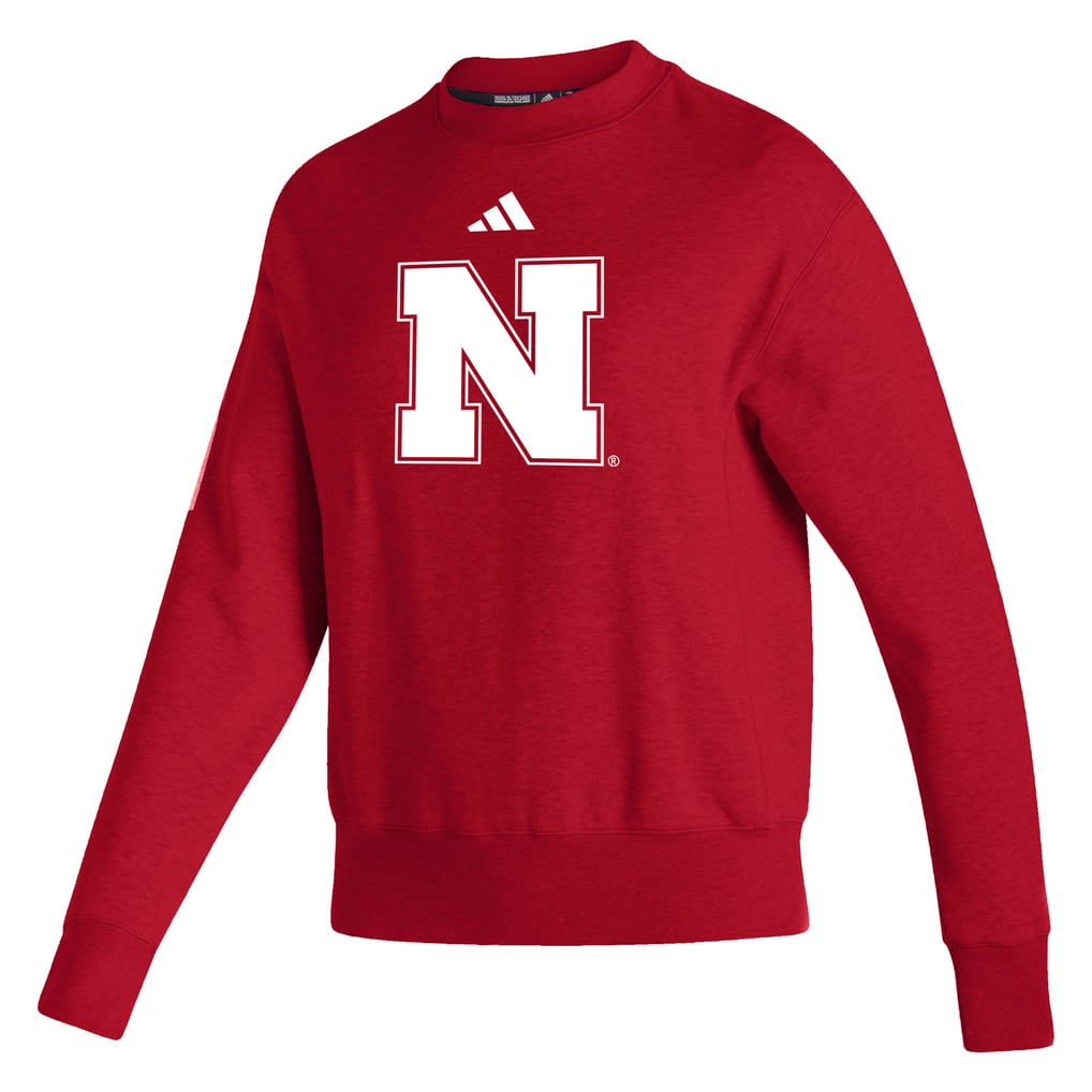  Nebraska Huskers adidas Women's Premium Retro Pullover Sweatshirt - Scarlet