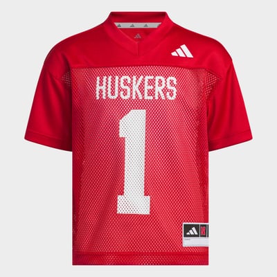 Nebraska Huskers adidas Youth Tailgate Jersey - Scarlet

