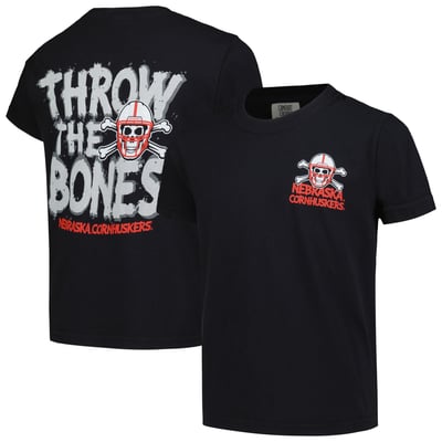 Nebraska Huskers Youth Hyperlocal Comfort Colors T-Shirt - Black