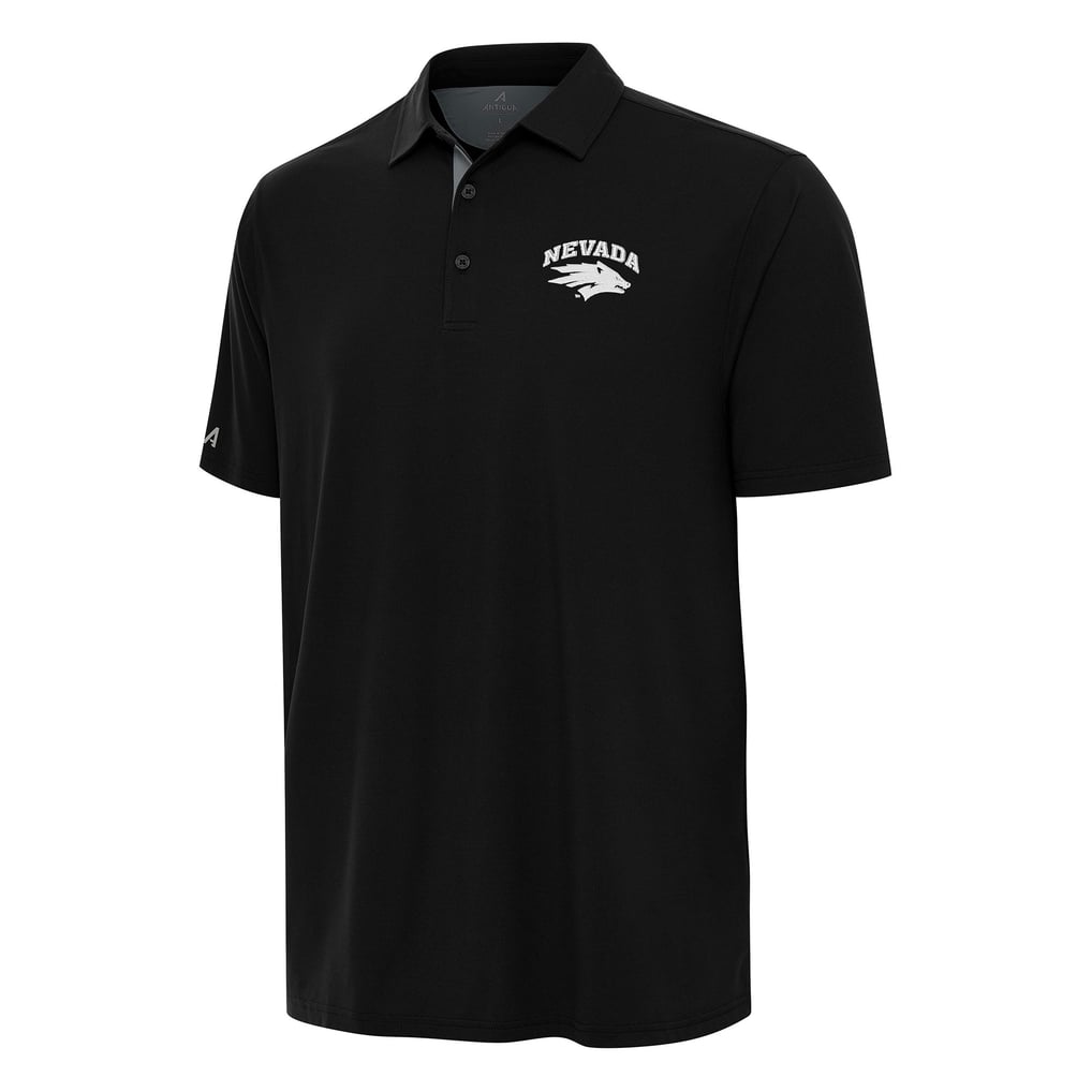 Nevada Wolf Pack Antigua Era Polo - Black/Gray