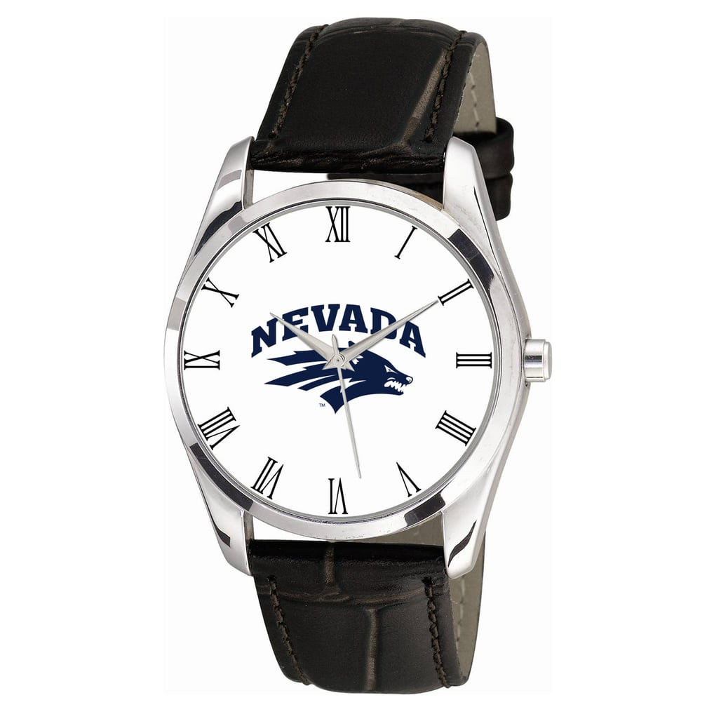  Nevada Wolf Pack Berkeley Leather Watch - Black