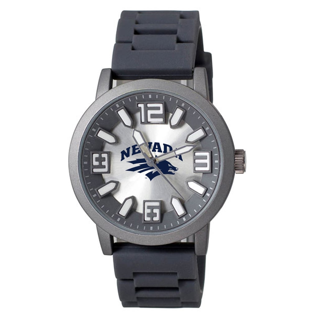  Nevada Wolf Pack Enigma Silicone Strap Watch - Black