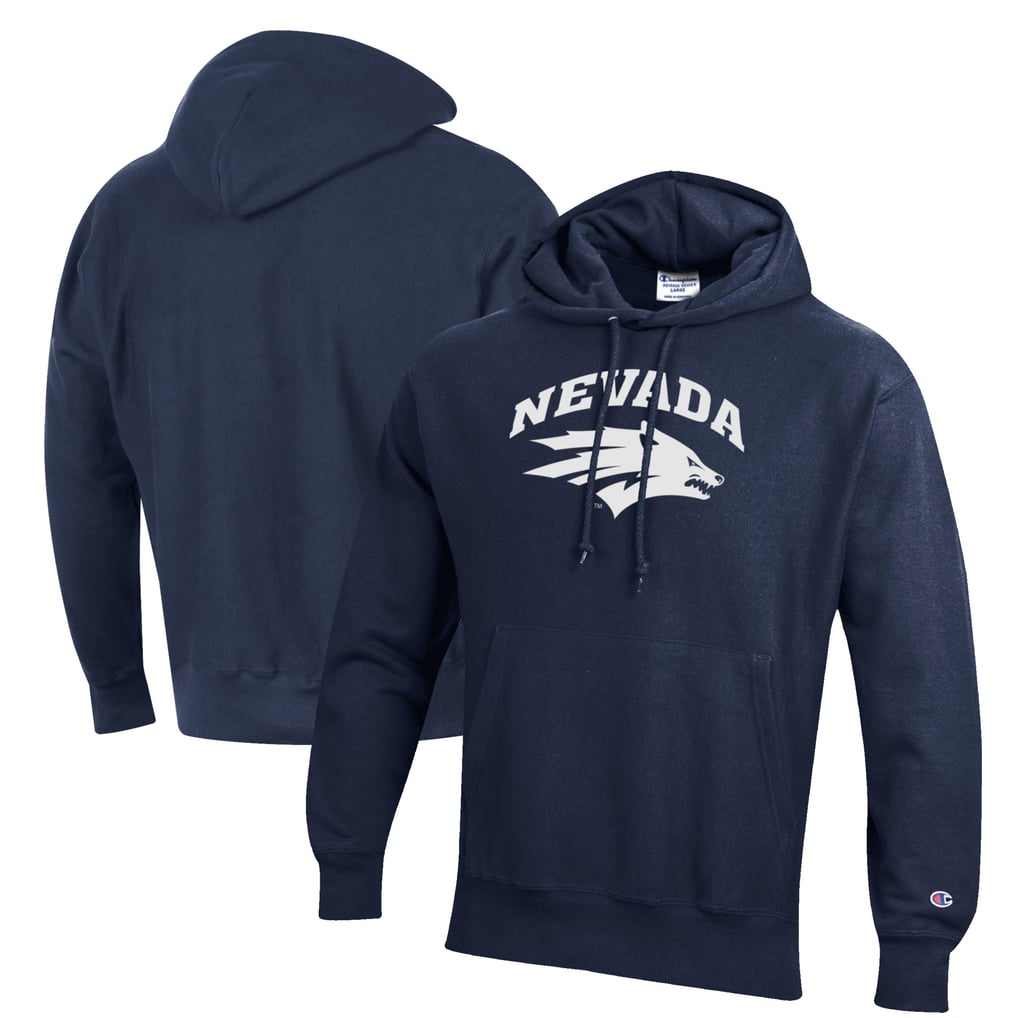 Nevada Wolf Pack Champion Reverse Weave Fleece Pullover Hoodie - Navy