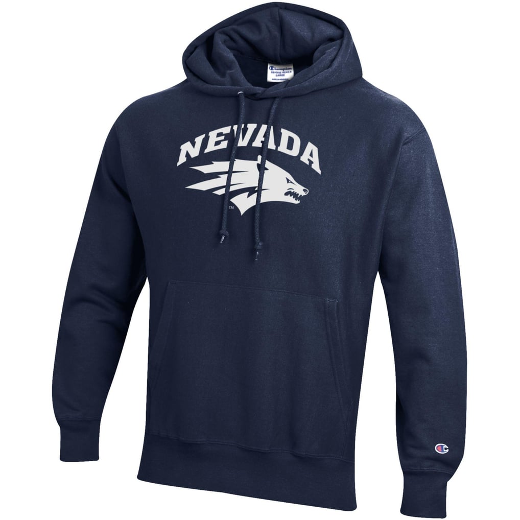 Nevada Wolf Pack Champion Reverse Weave Fleece Pullover Hoodie - Navy