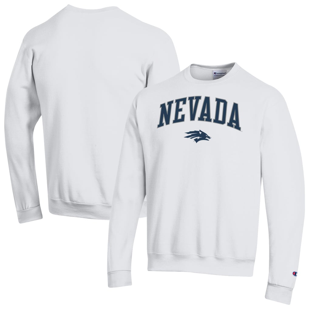 Nevada Wolf Pack Champion  Campus Eco Powerblend Sweatshirt - White