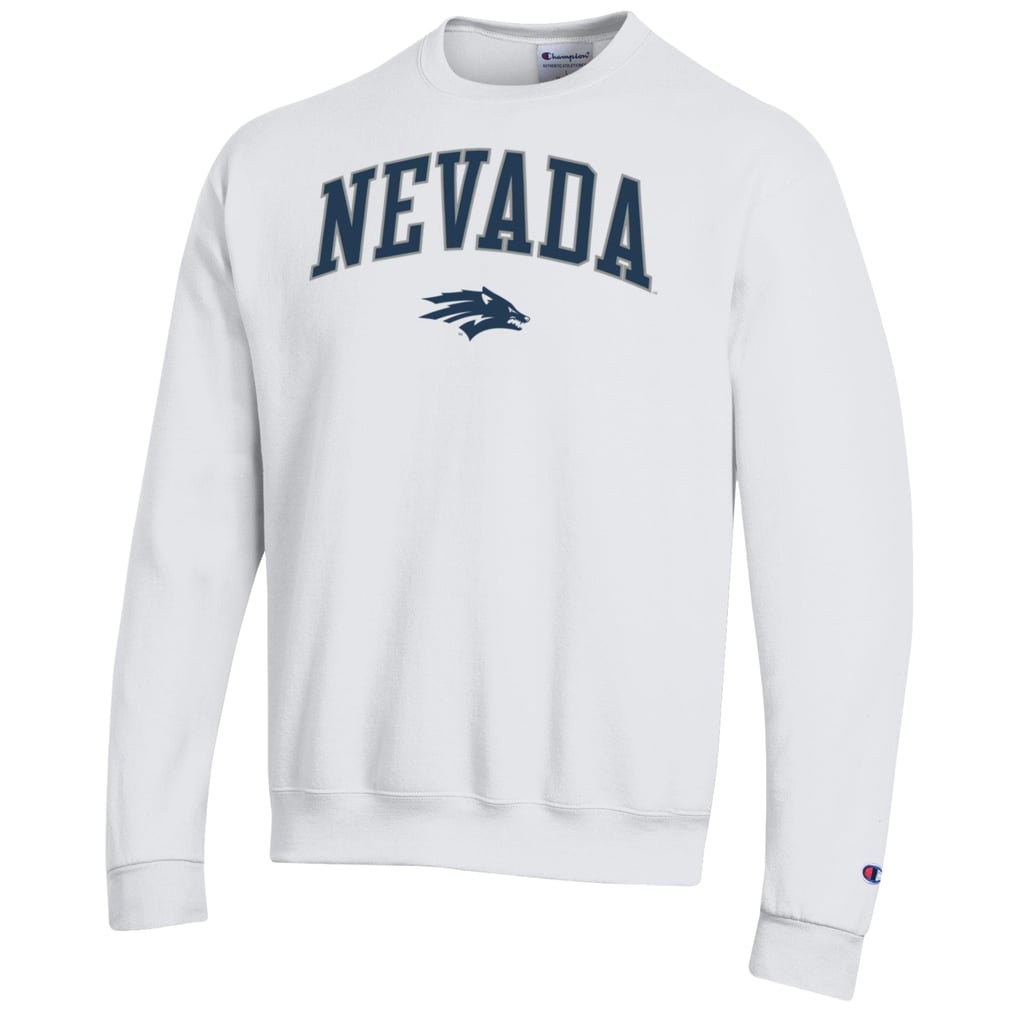 Nevada Wolf Pack Champion  Campus Eco Powerblend Sweatshirt - White