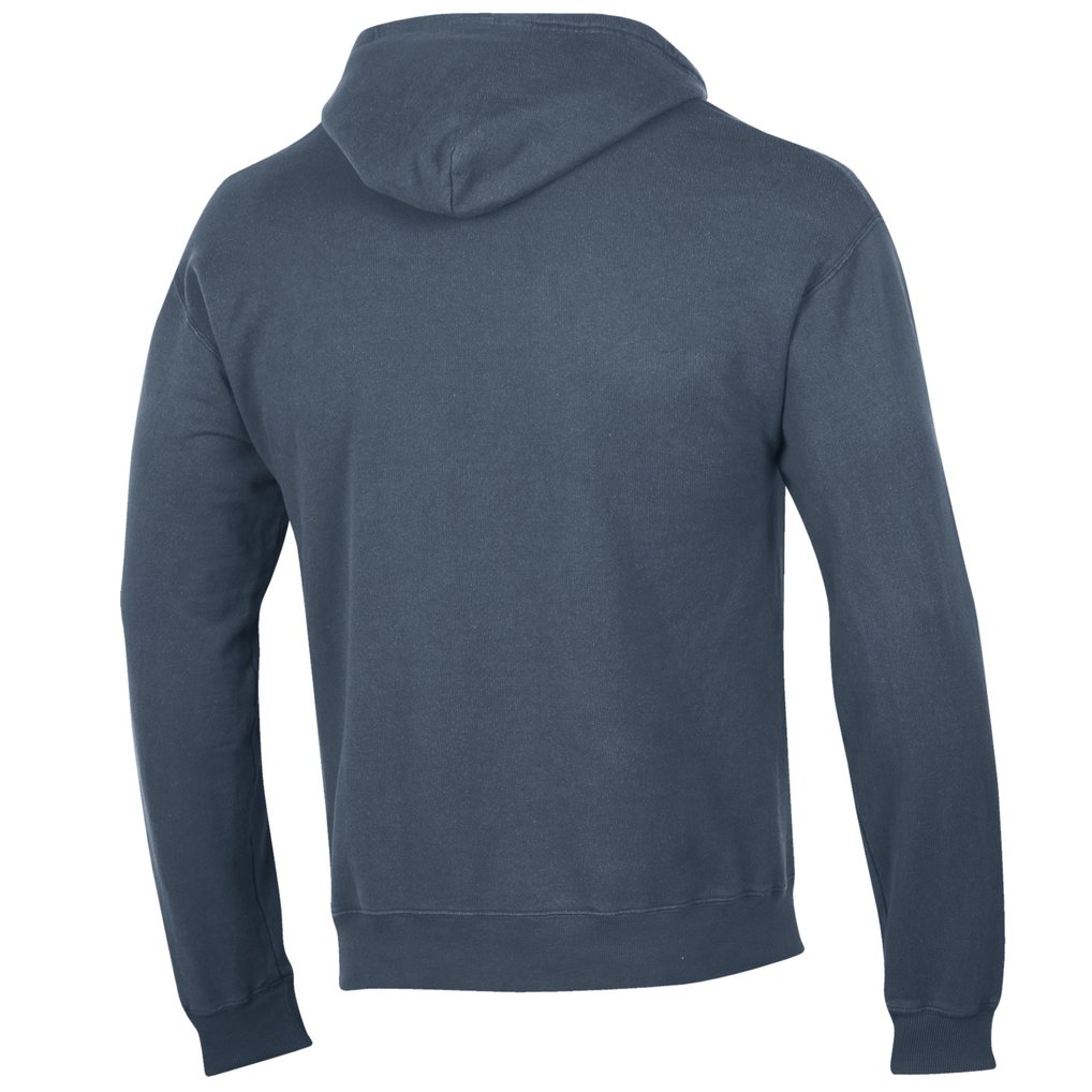  Nevada Wolf Pack Comfort Wash Lightweight Fleece Pullover Hoodie - Navy